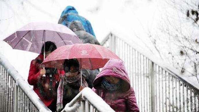 入冬以来最强雨雪来袭